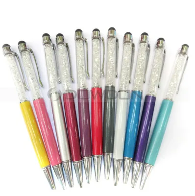 Bling Bling 2-in-1 Slim Crystal Diamond Stylus Pen and Ink Ballpoint Pens