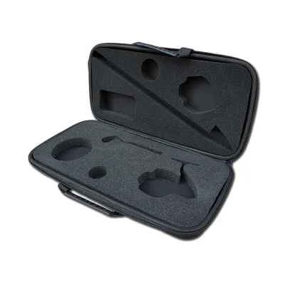 Custom Logo Luxury Travel Case Durable Portable ABS Plastic Handle Classic Sponge Foam Die Cutting Liner EVA Carry Case