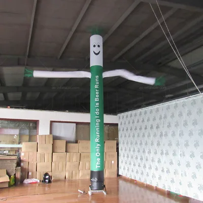 Inflatable Air Sky Dancer Inflatable 5m Tall Single Leg Inflatable Air Sky Dancers Wave Man for Advertising