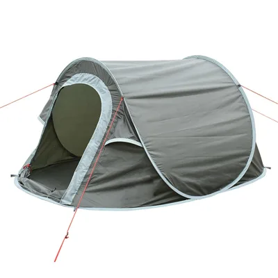 Camping Fun Portable Outdoor 2-3 Person Cheap Polyester Four-season Waterproof Automatic Pop Camping Travel Sun Shelter Beach