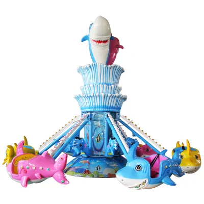 Amusement park swing ride self control shark plane ride for sale