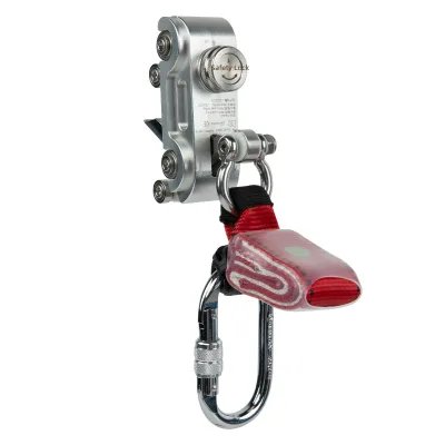 Camnal Wind Power Tower Crane High-Altitude Work Card-Type Rail Safety Slider Fall Arrest Device Heavy-Duty Self-Locking
