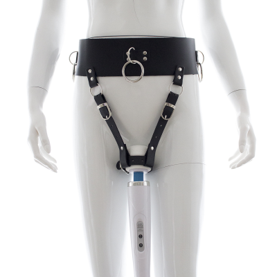 Hot Sexy Leather Bondage Gear Adult Men's & Women's Chastity Pants Comfortable Underwear for Couples