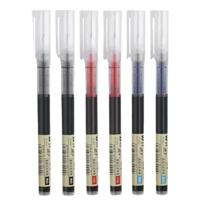 Office Wholesale High Capacity Straight Liquid Quick Dry 0.5mm Needle Tube Refill Gel Pens Set Roller Ball Pen