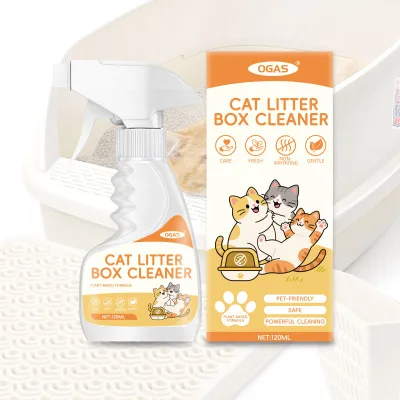 Powerful Enzyme Pet Odor Eliminator Spray Antibacterial Cat Litter Cleaner Dog and Cat Urine Smell Deodorizer