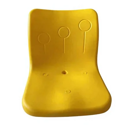 Heavy-Duty High Back Bleacher Seats, HDPE Injection Molded Arena Chairs, UV & Weather Resistant, Custom Color
