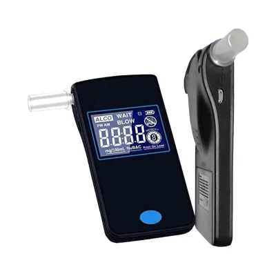 IBACheck Rechargeable Breathalyzer Real-time Clock Low Standby Current with 10 Memories Breath Analyzer Test Alcohol