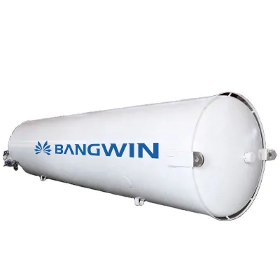 BW 60m3 0.8mpa Horizontal Large Cryogenic Liquefied Natural Gas Storage Tank for Cylinder Filling Station