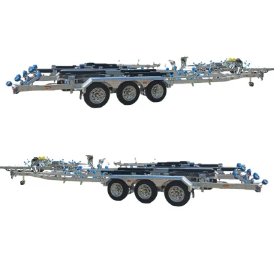 Marine Boat Trailers Galvanized Utility Trailers Triple Axle Boat Trailer Hyroad High-quality Three Axis