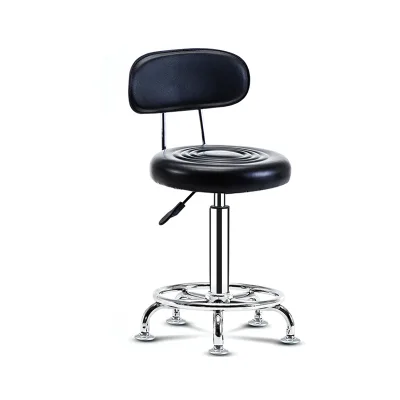 Lightweight Portable Hospital Chair with Adjustable Height and Backrest Rotating Movable Stool with Comfort Features
