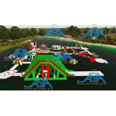 China Manufacturer Inflatable Water Park Equipment Floating Aqua Park