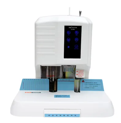 WD-499) Electric Financial Binding Machine Rivet Tube Laser Positioning Punching and Binding Machine