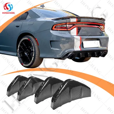 Hot Sale Car Auto Parts Type D Wholesale Gloss Black Rear Bumper Protector Universal Rear Bumper Diffuser Lip for All Cars