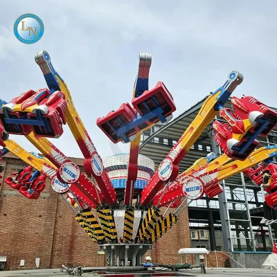 LINO Jump Star 170kW 24-Person Jumping Bounce Ride Factory Direct Supply Outdoor Family Fun Fair Turbo Jump Machine Ride