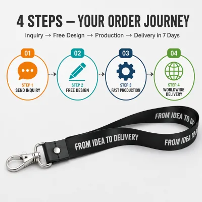 Colorfast Lanyard Paracord Keychain Lanyard Polyester Lanyard With Eagle Buckle Lanyards With Logo Custom