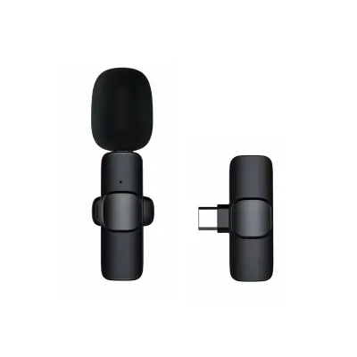 High Sensitivity Lavalier Microphone Wireless Microphone for Interview Stage Performance