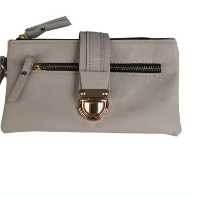 wholesale Double zipper bifold wallet handbag light large volume wallet for women