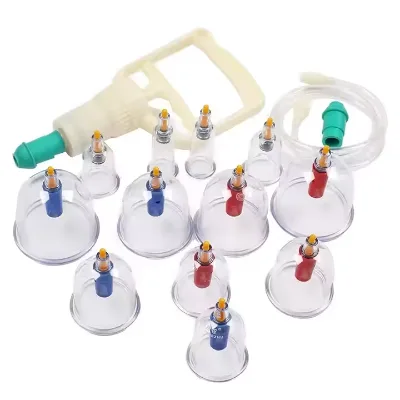Medical Non Glass Material Smart Rehabilitation Therapy Magnetic Suction Type Vacuum Cupping Acupuncture Device
