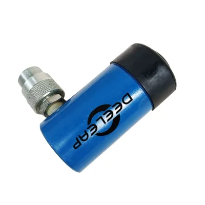 DEELEAP RCSeries 25 Ton Single Acting Hydraulic Cylinder Ram 10000PSI 70MPa Spring-Return Heavy-Duty General Purpose
