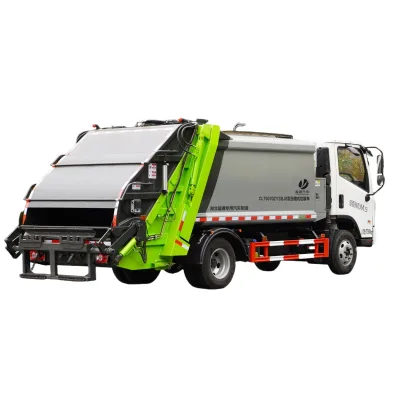 Factory Direct Sale Foton M5 2000gallons 5m³ 6000L High Compression Ratio Rear Loading Compression Garbage Truck