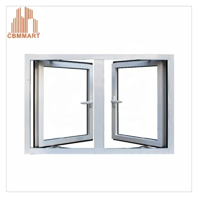 CBMMART Cheap Price Horizontal Outward Opening Double Panel Window