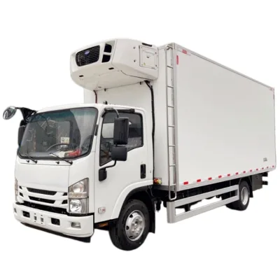 Heavy-duty 4-wheel Refrigerated Cago Truck - for Transporting Vegetables and Frozen Meat - Refrigerated Truck with Refrigerator