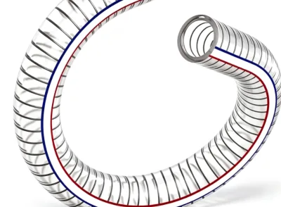 Transparent Flexible PVC Steel Wire Hose UV Resistant for Agricultural Water Discharge