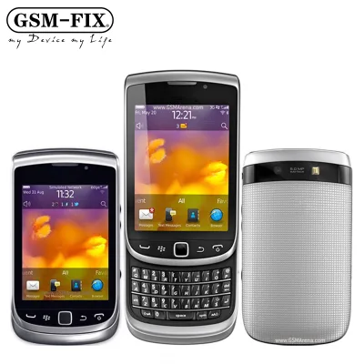 GSM-FIX Original for BlackBerry Torch 9800 3G 3.2" 5MP Camera 4GB ROM QWERTY Keyboard Unlocked Mobile Phones