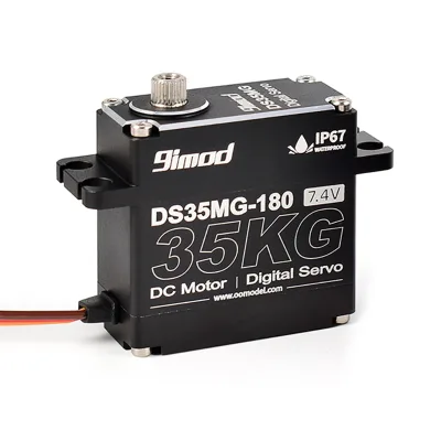 9imod DS35MG 7.4V 35kg Torque 180 Degree Waterproof Servo Motor Metal Gear Servo for Arduino Traxxas TRX4 RC Car Airplane Robot