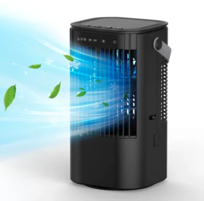 7 Colors LED Lights Mini Air Conditioner Cooling Cooler for Home Use Portable DC Desktop Air Conditioner