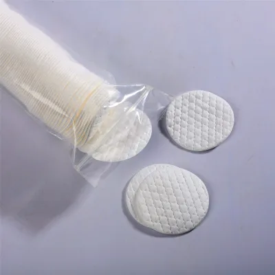 Oem Natural Soft Square Round Face Makeup Remover Pads Cosmetic Cotton Pads