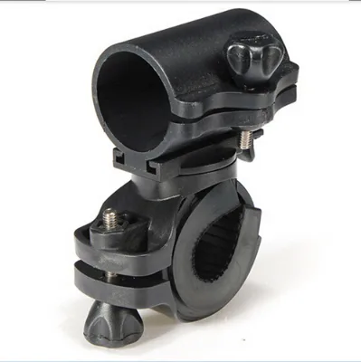 360 Rotation Bicycle Flashlight Holder Stand Sports Accessories Bike Lights Mount Bracket Plastic Torch Bracket Mount Holder for