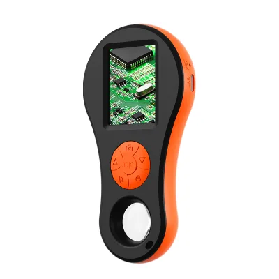 T57 Kids Digital Microscope Camera 500X Zoom 8LED Pocket Magnifier to Kids 2'Screen 2MP Lens Handheld Microscope Mini Camera