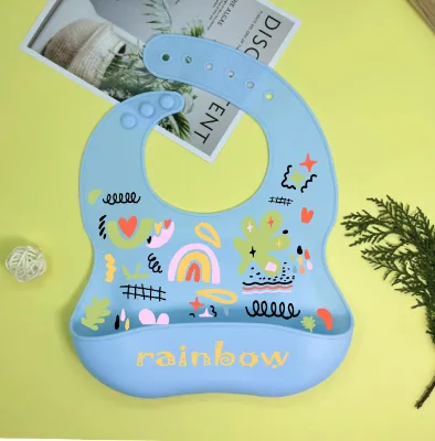 CHINFAI Custom High Quality Printed Baby Apron Bib for Girl and Boy Infant Oem Disposable Paper Baby Bib for Restaurant