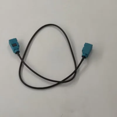 500mm RG174 Cable Assembly With FAKRA Female to FAKRA Female Connectors