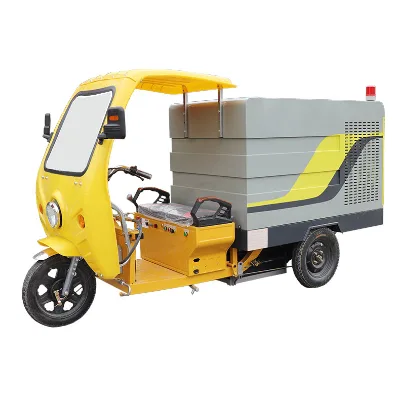 High-pressure Sweeper or Electric Three-wheel Washer High Pressure Cleaning  Water Tricycle