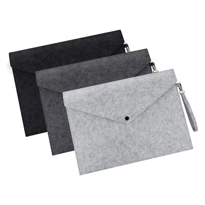 A4 Documents Envelope Felt File Folder Tablet Sleeve Clutch Bag