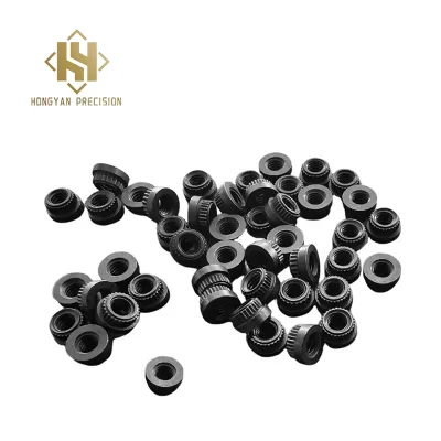 Custom Carbon Fiber Plated Black Zinc Rivet Nut M3 Class 10 Forged Slotted Drive Right Hand for Drone Aircraft Model Accessories