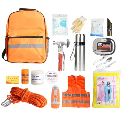 Outdoor Portable Rescue Kit Family Emergency Supplies Storage Kit Earthquake Escape Survival Kit Car Manned