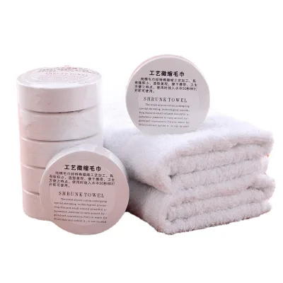 Wholesale Portable Compressed Bath Towel Travel Pack Compressed Towel Cotton Disposable Towel