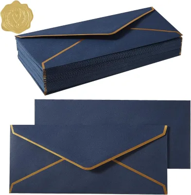 Custom OEM Receipt Envelope Skating Bear No.10 Secure Paper and Organza Material with Offset Printing for Gifts Industry Use