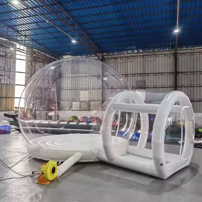 Cheap PVC Transparent Inflatable Bubble Tent Children's Outdoor Bouncing Entertainment Yurts Balloon Type Inflatable Structure