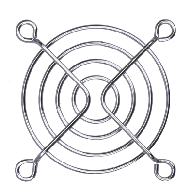 DM60M Round Metal Fan Guard IP40 Nickel Plated Iron Wire Grill Protective Cover for 60mm Axial Cooling Fan
