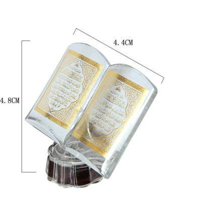 Wholesale LED Muslim Crystal Quran Book Custom Crystal Scripture Islamic Religious Wedding Favors Gifts