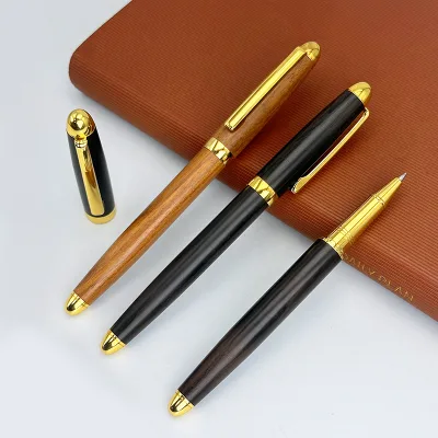 SEAPEN Rosewood and Ebony Signature Pen Can Be Customized with the Pen Barrel Wood and logo