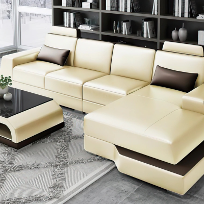 hotsale sofa home genuine leather seat living room sofa Furniture