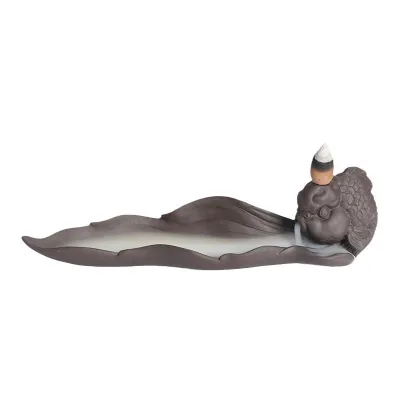 Purple Clay Cross-Border Backflow Incense Burner Creative European American Animal Goldfish Sandalwood Aromatherapy Diffuser