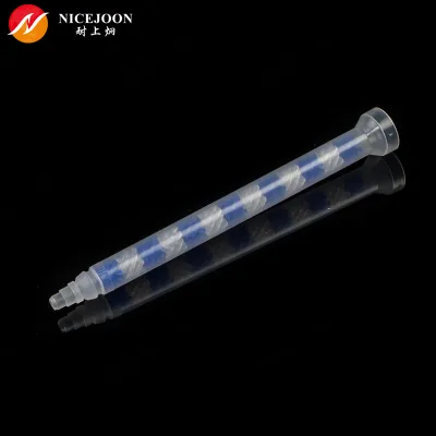 GSM9.3-13 Disposable Plastic Static Mixing Nozzle AB Glue Plastic Injection Molding Plastic Flared Static Mixing Pipe Plastic