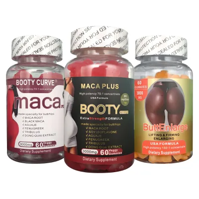 Herbal Supplements Hip Enhancement Gummies Support Customized Bigger Booty Booster Effective Lifting Butt Enlargement Gummies