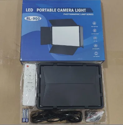 High Quality New Style RL-900 Portable Camera Light for Professional Photography with Stand & Remote Control
